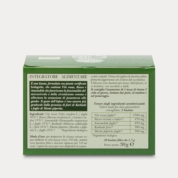 Tisana Biologica Vite Rossa Gambe