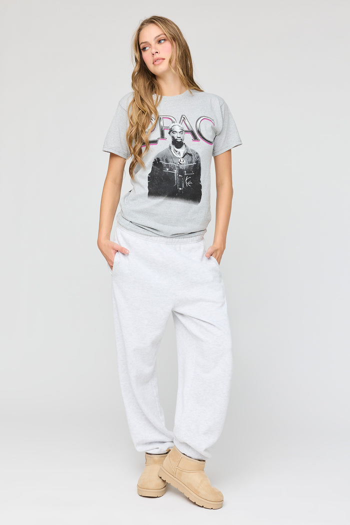 Tupac Graphic Boyfriend T-Shirt