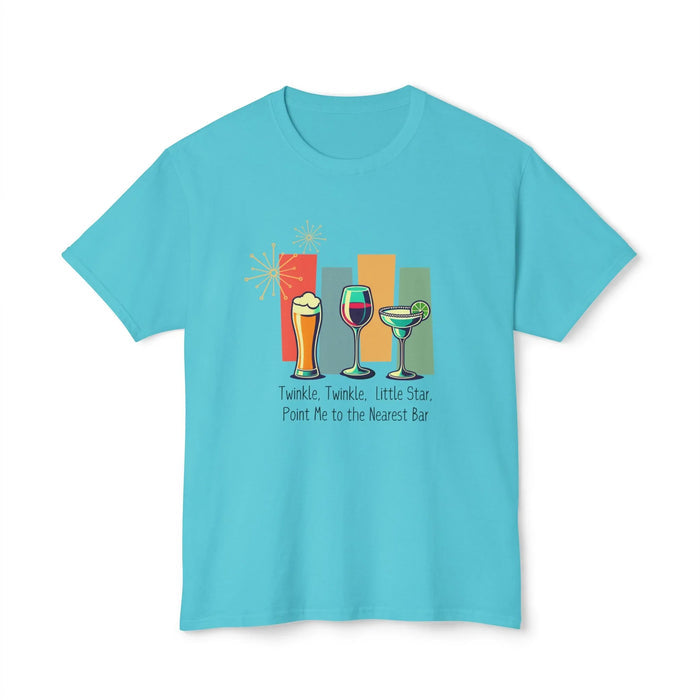 Twinkle, Twinkle, Little Star, Point Me to the Nearest Bar Unisex HD Cotton™ T-shirt