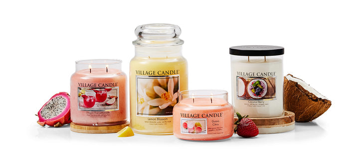 Village Candle - Lemon Blossom - Large Glass Dome