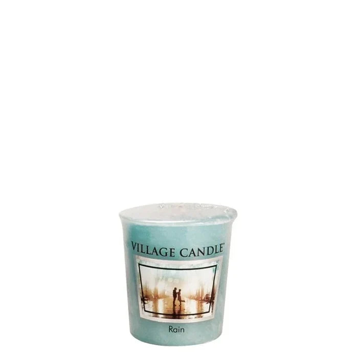 Village Candle Rain Traditions Wrapped Votive