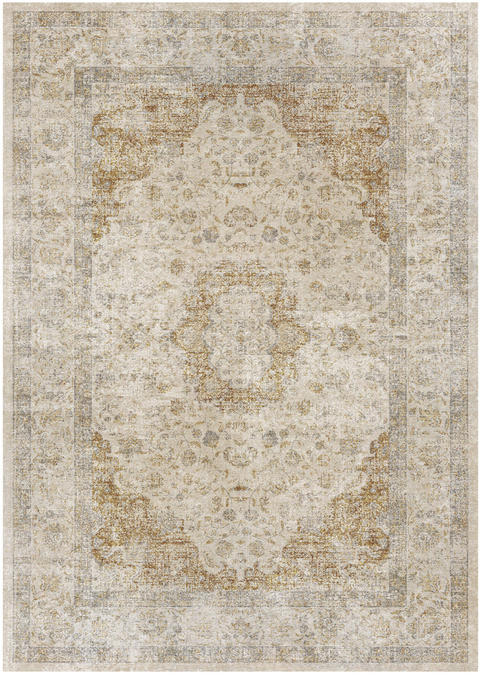 Vintage Lisbon Cream Gold Area Rug