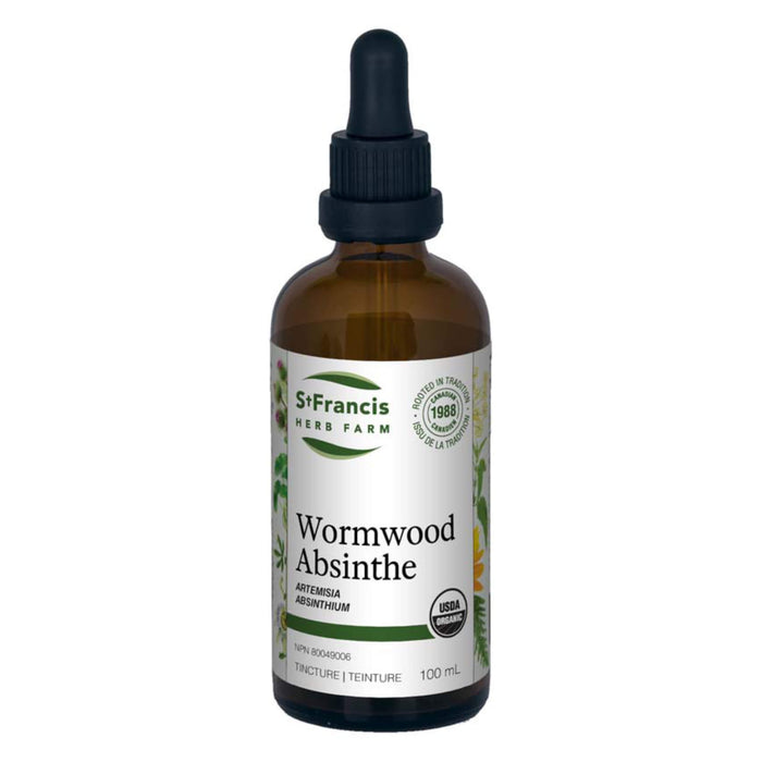 Dropper Bottle of St. Francis Herb Farm Wormwood 100ml