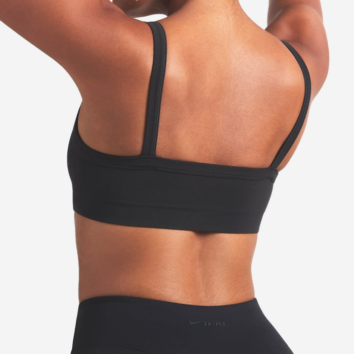 nike x skims vintage seamless cami bra obsidian