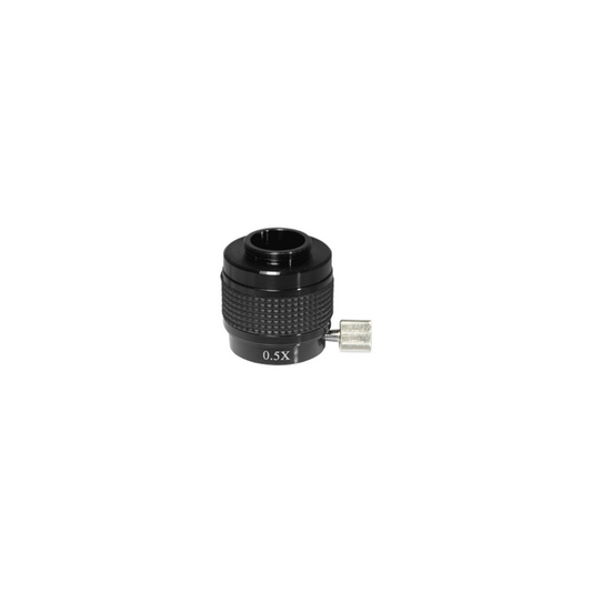 0.5X Adjustable Microscope Camera Coupler C-Mount Adapter 23 2mm, SKU SZ08016131, three quarter front view