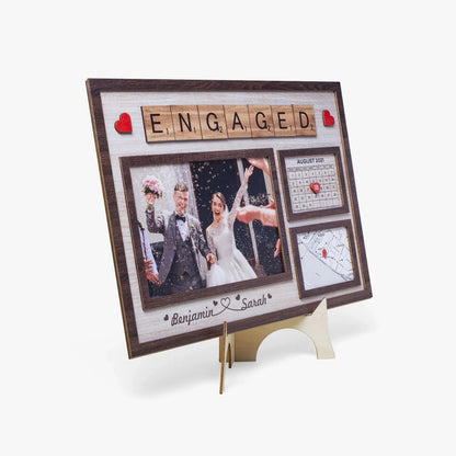 1207. Special Event Frame – Engagement, Wedding, Anniversary Gift - Personalizable - Whippie's