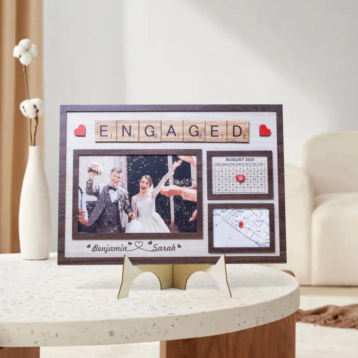 1207. Special Event Frame – Engagement, Wedding, Anniversary Gift - Personalizable - Whippie's