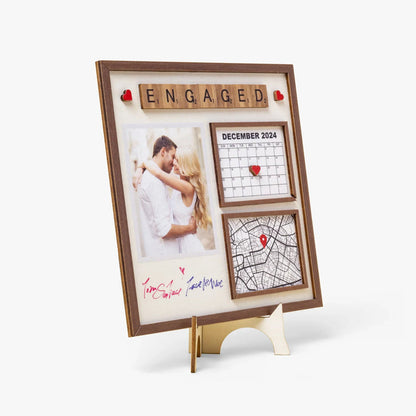 1207. Special Event Frame – Engagement, Wedding, Anniversary Gift - Personalizable - Whippie's