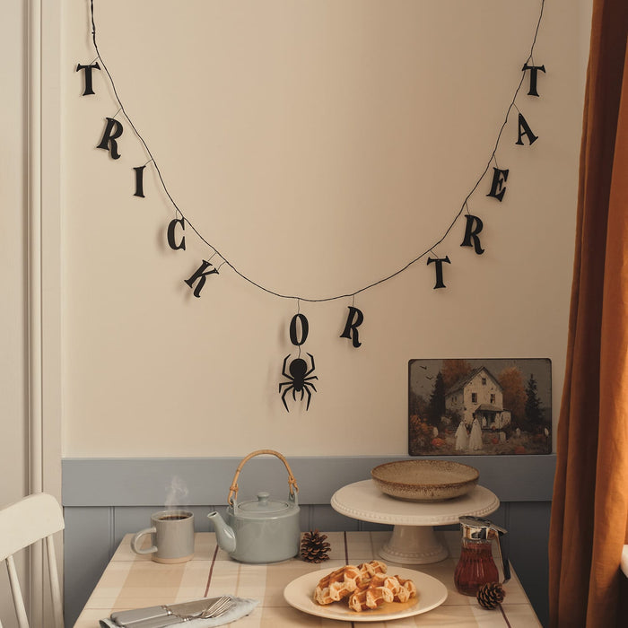 1.6m Trick or Treat Halloween Micro LED Garland