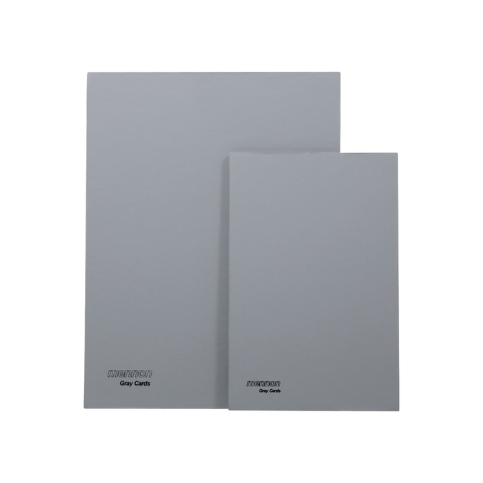 18% Reflectance Gray Card for Calibration (19.5x14.5cm/14.5X9.5cm), SKU CT20031402, three quarter front view