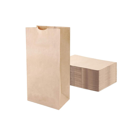 2 lb Brown Paper Kraft Bags, 500/Cs