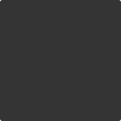 2119-10: Space Black  a paint color by Benjamin Moore avaiable at Clement's Paint in Austin, TX.