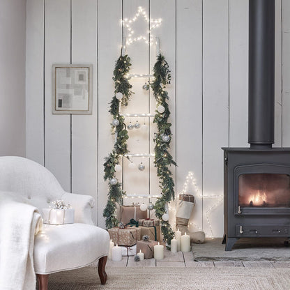 2m Pre Lit Berry and Pinecone Garland