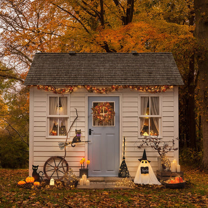 3 Halloween Pumpkin Outdoor Stake Lights