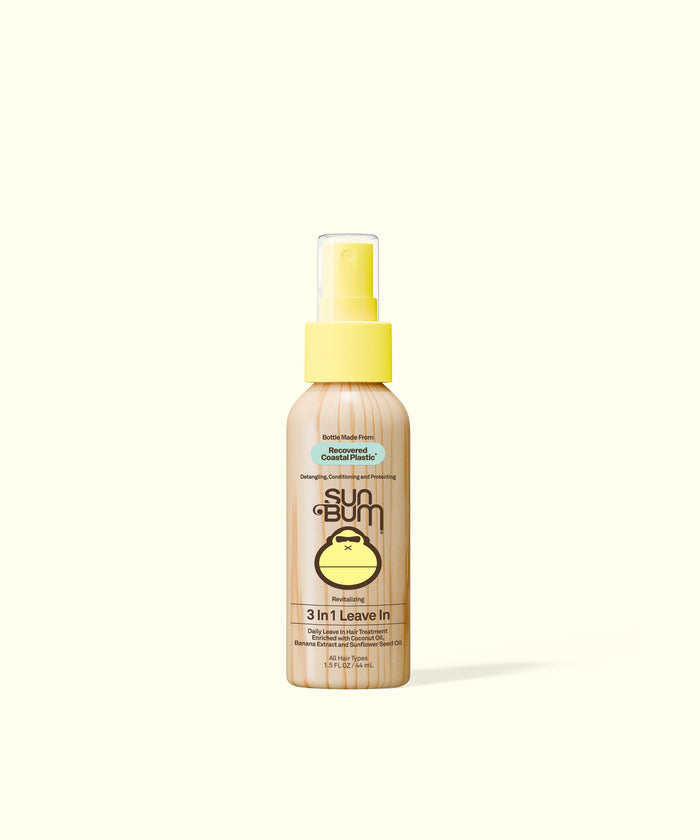 Sun Bum 3-in-1 Leave In product bottle on a white background