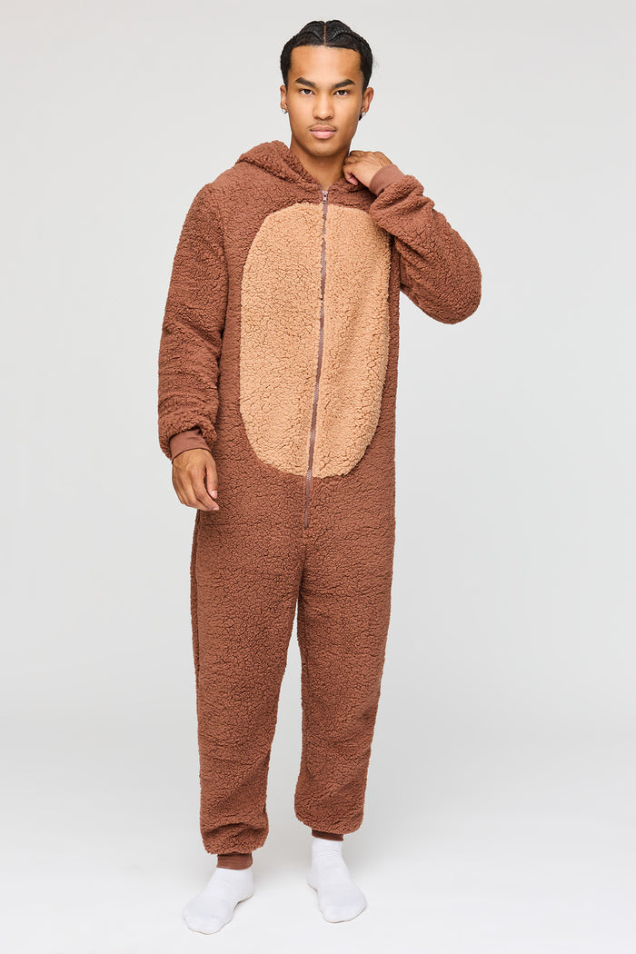 3D Bear Sherpa Onesie