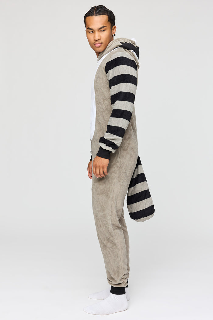 3D Raccoon Plush Onesie