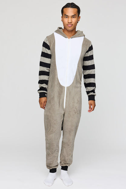 3D Raccoon Plush Onesie