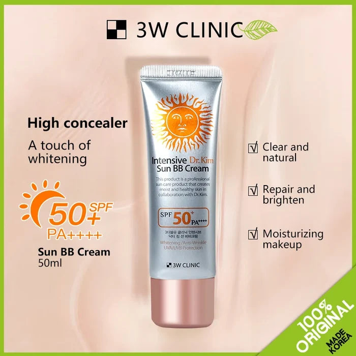 3W Clinic Intensive Dr.Kim Sun BB Cream Spf 50+ Pa+++ 50ml