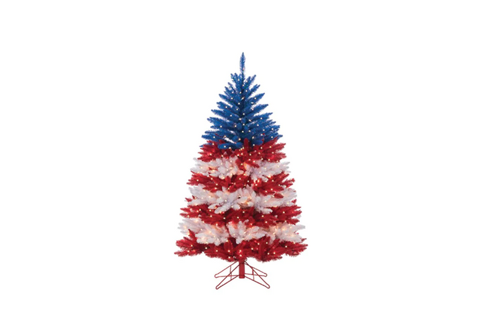 5' Patriotic American Tree