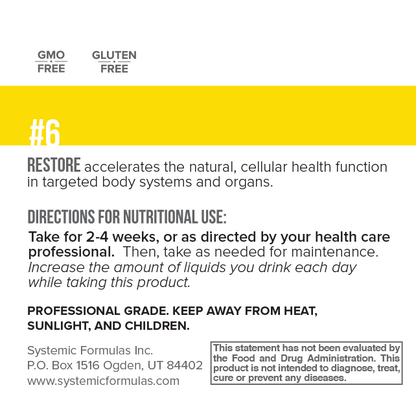 6 Restore label information