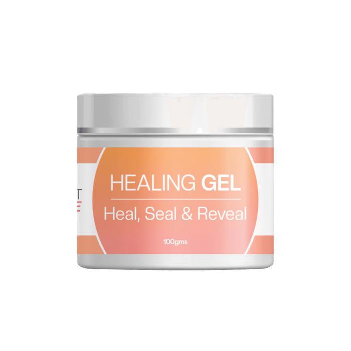 Aashi Healing Gel 100gms provides intensive skin repair and soothes irritated skin after treatments. Perfect for calming sensitive skin and reducing redness.
