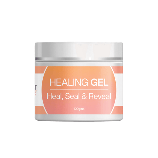 Aashi Healing Gel 100gms provides intensive skin repair and soothes irritated skin after treatments. Perfect for calming sensitive skin and reducing redness.