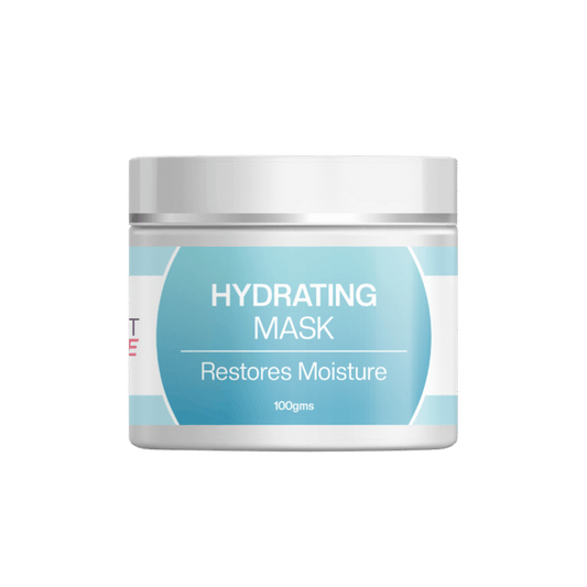 Aashi Hydrating Mask 100gm packaging showcasing the refreshing benefits of the Hydrating Mask, perfect for restoring moisture and revitalizing skin.