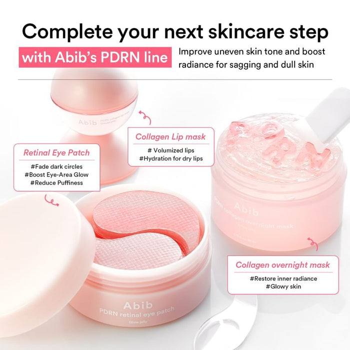 Abib PDRN Retinal Eye Patch Glow Jelly (60 Patches) رقعة العين الشبكية المتوهجة من أبيب PDRN - Princess Cosmetics Qatar
