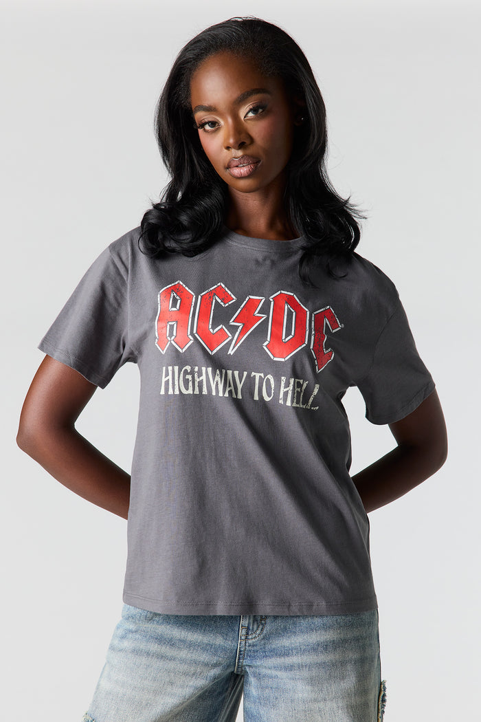 AC/DC Graphic Boyfriend T-Shirt