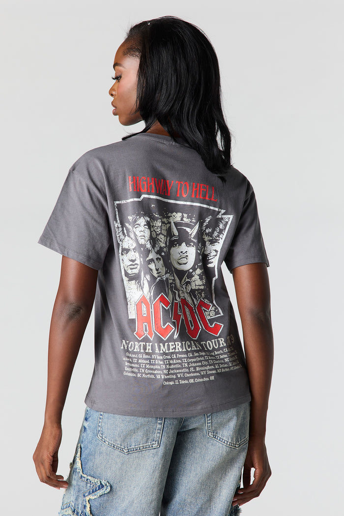 AC/DC Graphic Boyfriend T-Shirt