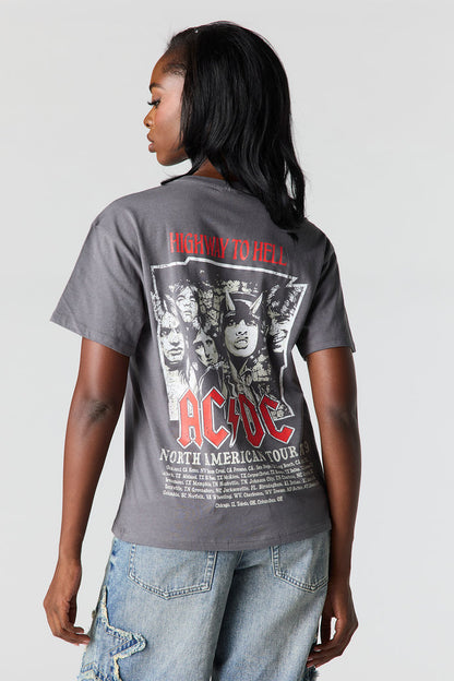 AC/DC Graphic Boyfriend T-Shirt
