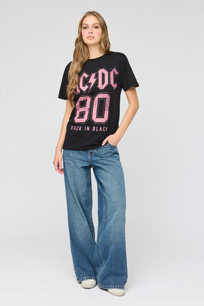AC/DC Graphic Boyfriend T-Shirt
