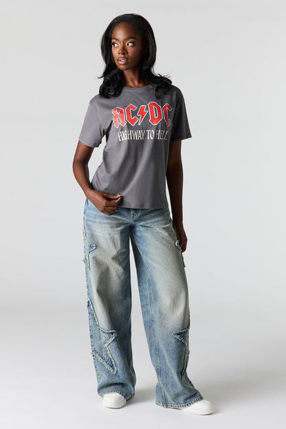 AC/DC Graphic Boyfriend T-Shirt