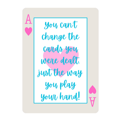 💖 Ace of Hearts 💪 Women's Tee ✨ Play your hand like a queen! 👑 - Whippie's