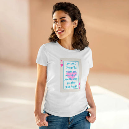 💖 Ace of Hearts 💪 Women's Tee ✨ Play your hand like a queen! 👑 - Whippie's