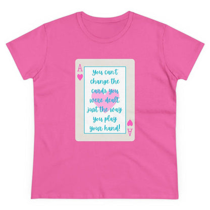 💖 Ace of Hearts 💪 Women's Tee ✨ Play your hand like a queen! 👑 - Whippie's