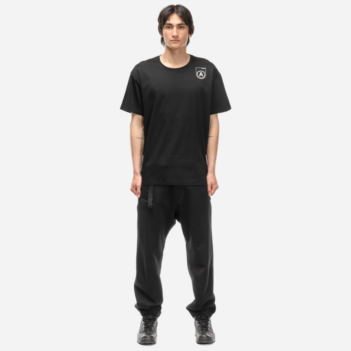 ACRONYM MERCERIZED TEE BLACK