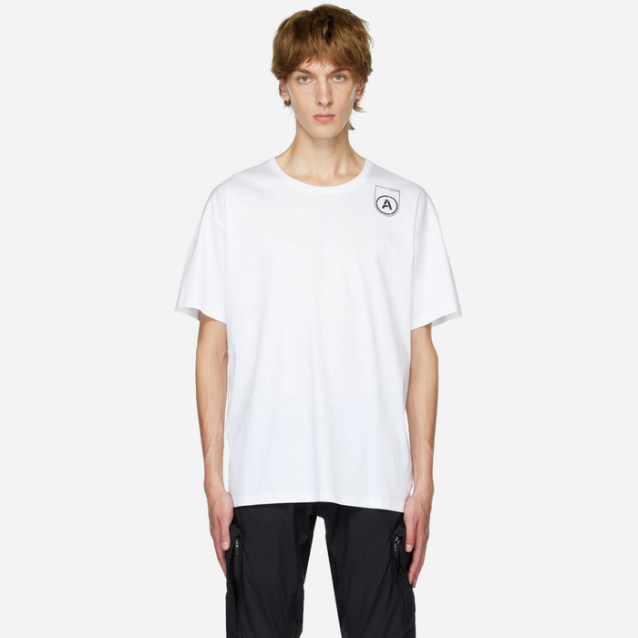 ACRONYM MERCERIZED TEE WHITE