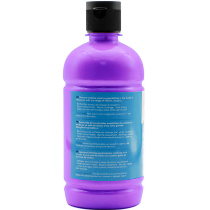 Acrylic Colour Signature 500ml (16.9 US fl.oz) - Fluoro Purple