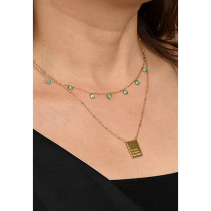 Act Justly Necklace in Gold