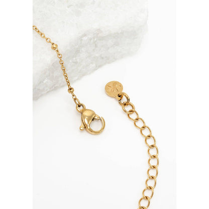 Act Justly Necklace in Gold