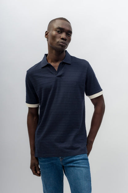 Adam | Men's Novelty Knit Polo