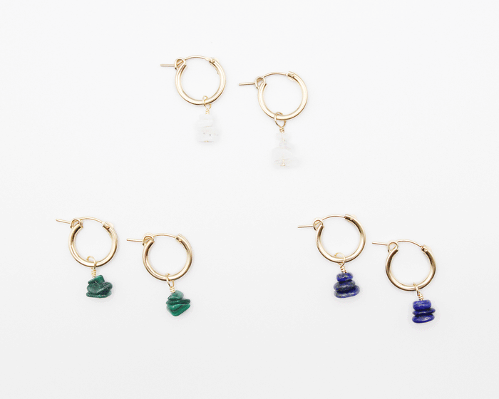 Adriana Earrings- Assorted Stones- Sold Individually