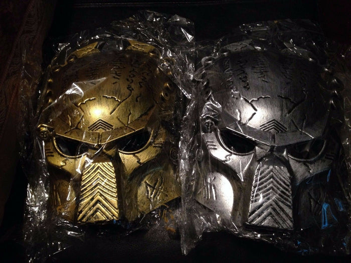 Alien Predator Masks Available in Gold or Silver - Predator Masks Gold or Silver
