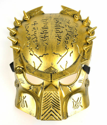 Alien Predator Masks Available in Gold or Silver - Predator Masks Gold or Silver