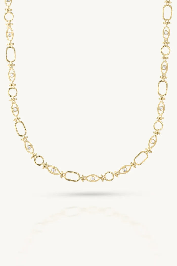 ALL SEEING EYE NECKLACE in Gold by ToniMay
