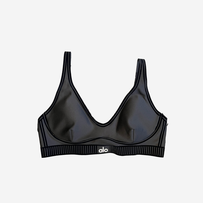 alo yoga Airlift Line Up Bra black