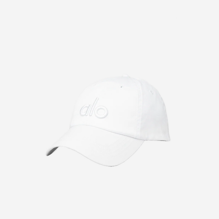 ALO YOGA OFF-DUTY CAP WHITE