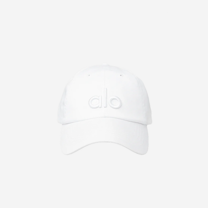 ALO YOGA OFF-DUTY CAP WHITE